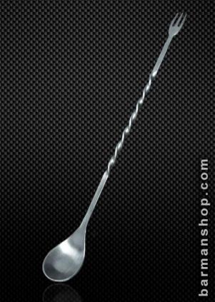 Cuchara espiralada premium con tridente