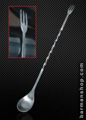 Cuchara espiralada premium con tridente