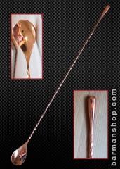 Twisted premium copper spoon (40cm)